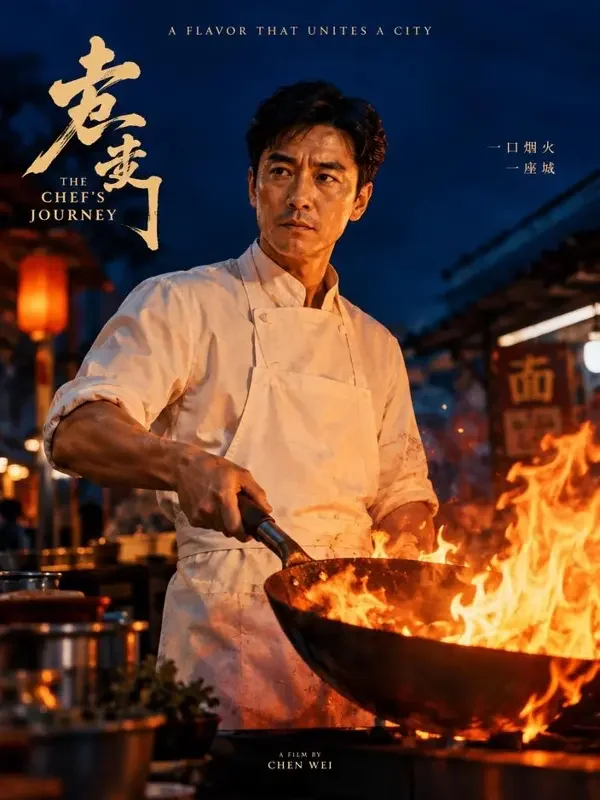 短剧网站《厨王归来第一锅》逆袭题材短剧竖版海报