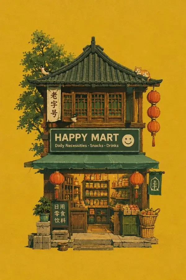 穿越:我在古代开便利店 - 青柠短剧 穿越重生短剧 穿越:我在古代开便利店 竖屏短剧封面,穿越重生题材,共74集